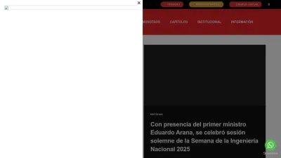 Screenshot preview of ciplima.org.pe