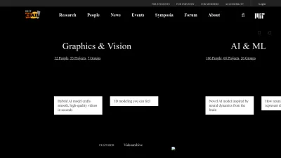 Screenshot preview of www.csail.mit.edu