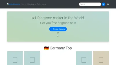 Screenshot preview of audiko.com