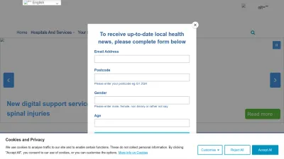 Screenshot of Nhsggc.scot