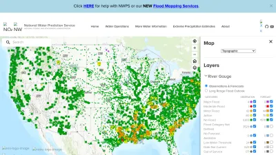 Screenshot of Water.noaa.gov