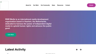 Screenshot preview of rnw.media