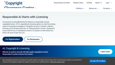 Screenshot preview of copyright.com