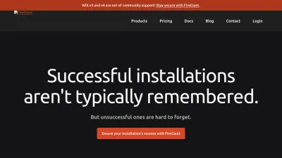 Screenshot of Firegiant.com