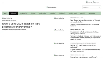 Screenshot preview of goodauthority.org
