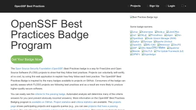 Screenshot preview of bestpractices.dev