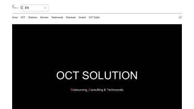 Screenshot preview of octsolution.co.th