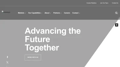 Screenshot preview of amentum.com