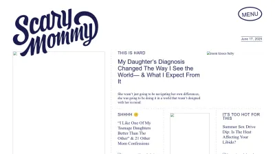 Screenshot preview of scarymommy.com