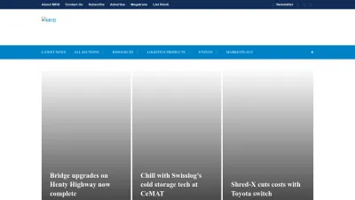 Screenshot preview of mhdsupplychain.com.au