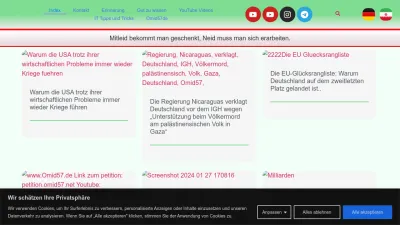 Screenshot of Omid57.net