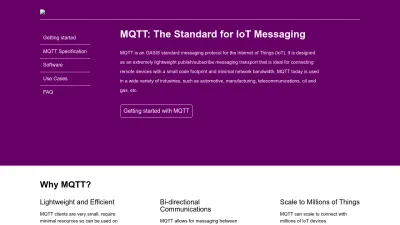 Screenshot preview of mqtt.org
