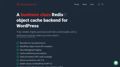 Screenshot preview of objectcache.pro