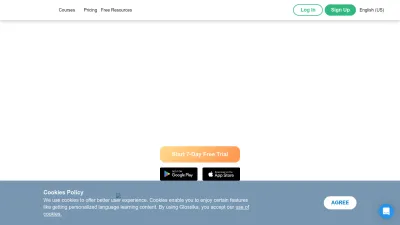 Screenshot preview of ai.glossika.com