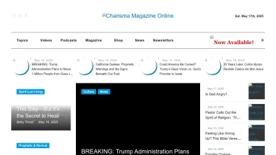 Screenshot of Mycharisma.com