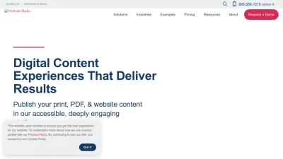 Screenshot of Nxtbookmedia.com