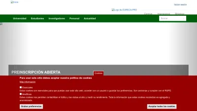 Screenshot preview of unileon.es