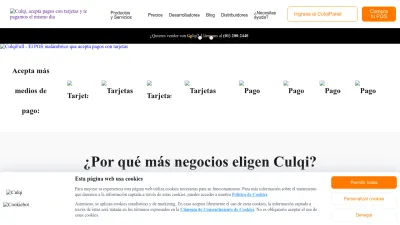 Screenshot preview of culqi.com