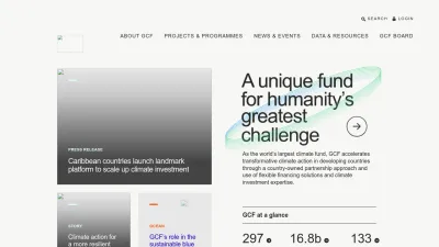 Screenshot preview of greenclimate.fund